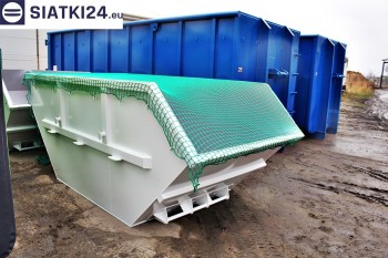 Siatki Ostrzeszów - Siatka przykrywająca na kontener - zabezpieczenie przewożonych ładunków dla terenów Ostrzeszowa
